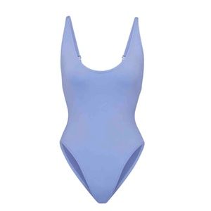 Swim Scoop Neck Onepiece Perwinkle XL skims